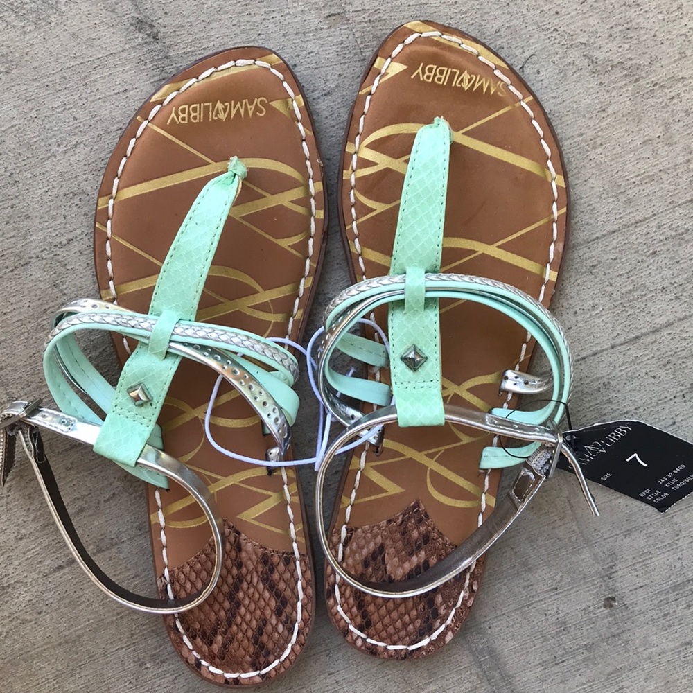 NWT Turquoise sandals